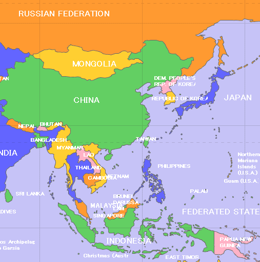 Pan Asian Countries 36
